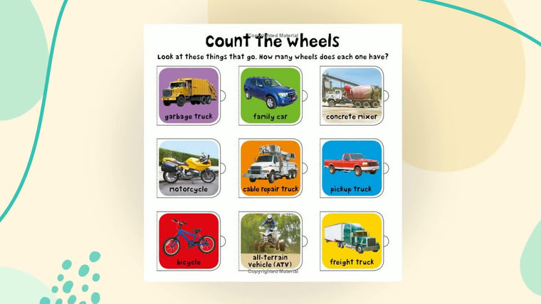 First 100 Lift-the-Flap: Trucks and Things That Go: Over 50 Fun Flaps to Lift and Learn — back cover