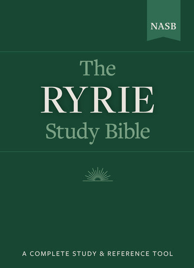 The Ryrie NAS Study Bible Genuine Leather Black Red Letter (New American Standard 1995 Edition)