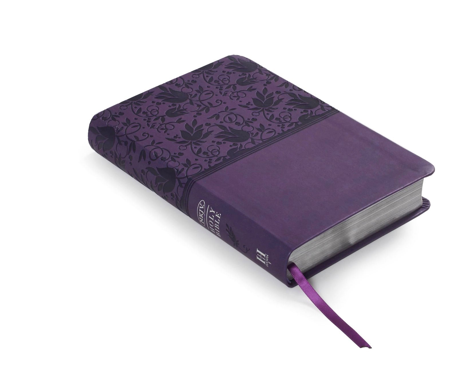 NKJV Large Print Personal Size Reference Bible, Purple LeatherTouch