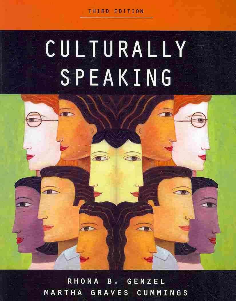 Culturally Speaking by Genzel, Rhona B.