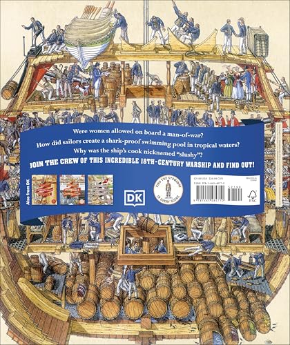 Stephen Biesty's Cross-Sections Man-of-War (DK Stephen Biest