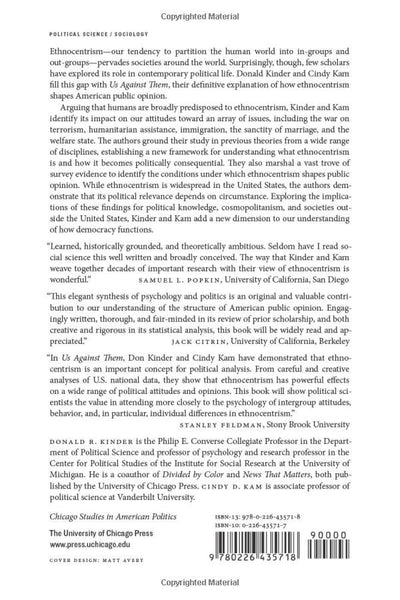 Us Against Them: Ethnocentric Foundations of American Opinion (Chicago Studies in American Politics)