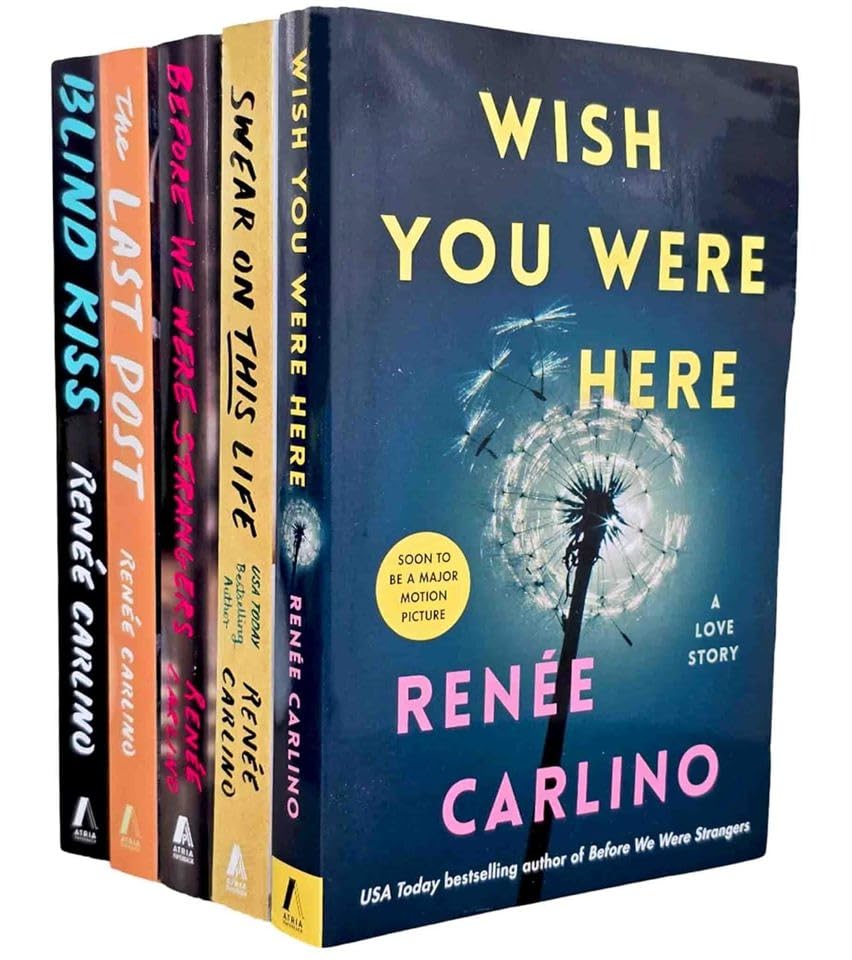 Ren?e Carlino 5 Books Collection Set(Wish You Were Here, The Last Post, Swear on This Life, Before We Were Strangers, Blind Kiss)