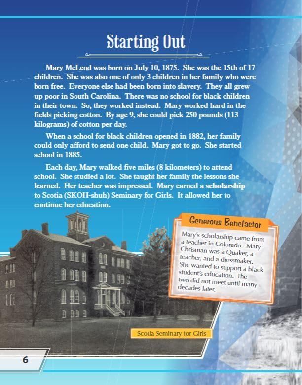 Mary McLeod Bethune: Education and Equality (Social Studies Readers)