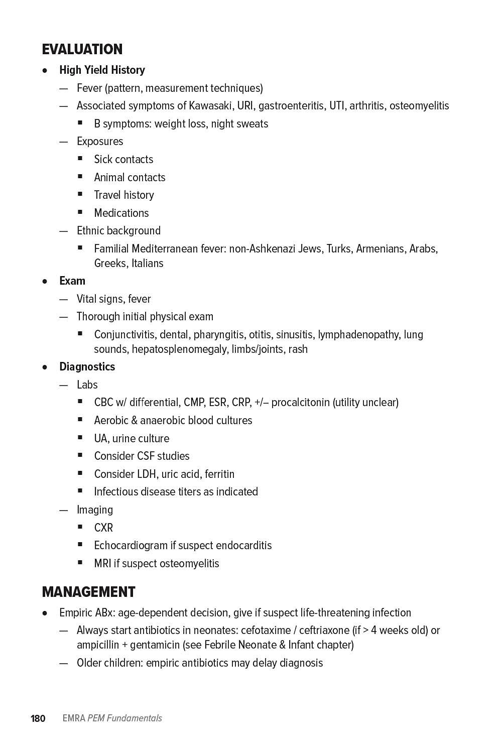 EMRA PEM Fundamentals: The Essential Handbook for Pediatric Emergencies
