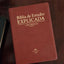 Biblia de estudio Explicada (Piel especial marrón claro) (Spanish Edition)