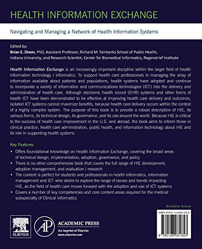 Health Information Exchange: Navigating and Managing a Network of Health Information Systems