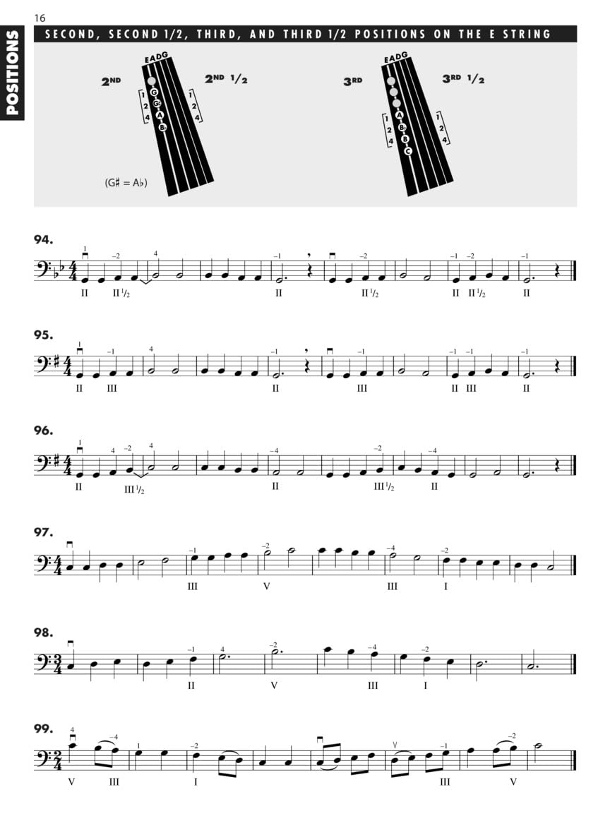 Essential Technique for Strings - Double Bass Book 3 with EEi Online Resources  Double Bass Method Songbook and Sheet Music for Students and Teachers  Intermediate Technique Studies