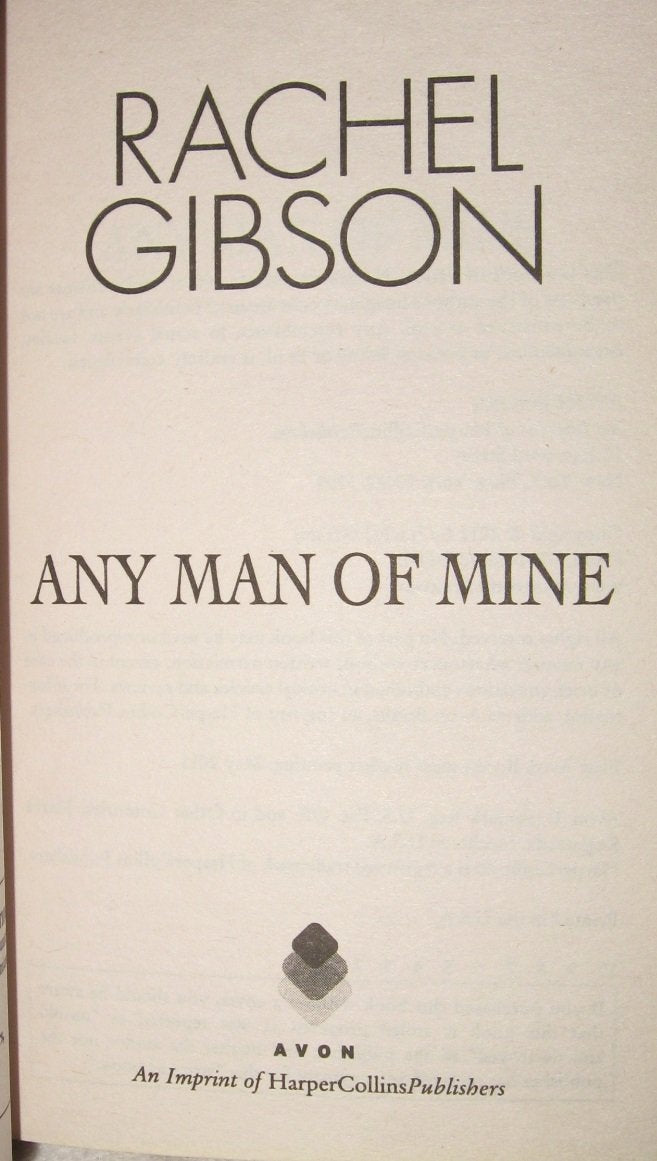 Any Man of Mine (Chinooks Hockey Team, 6)