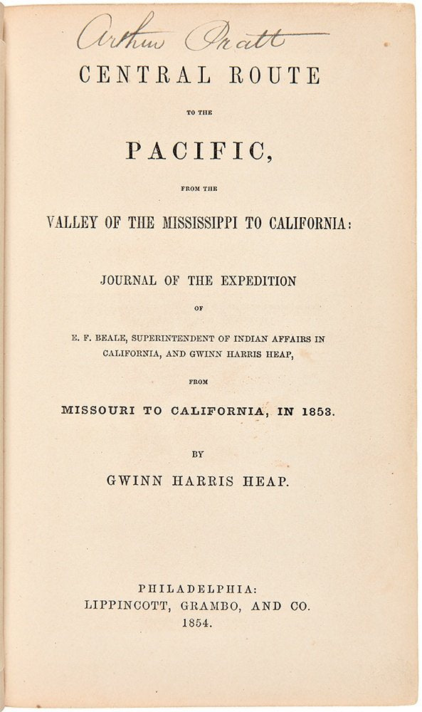 Central route to the Pacific