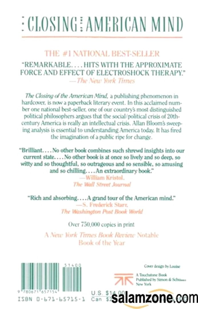 The Closing of the American Mind