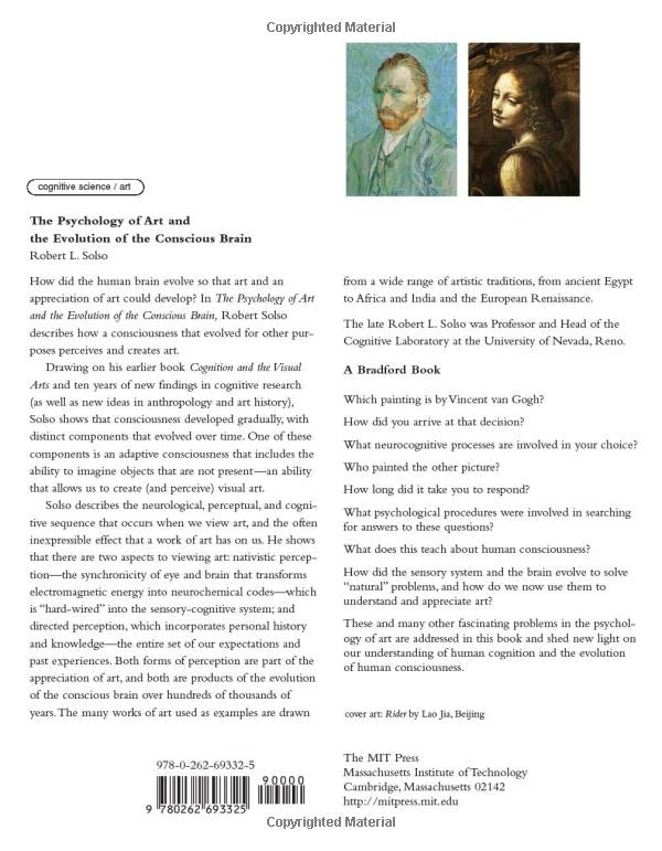 The Psychology of Art and the Evolution of the Conscious Brain