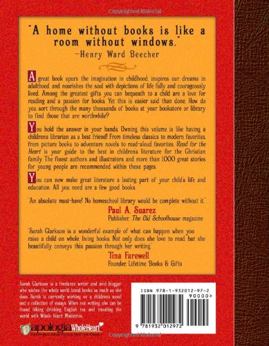 Read for the Heart: Whole Books for WholeHearted Families