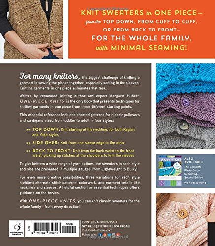 One-Piece Knits: Essential Designs in Multiple Sizes and Gauges for Sweaters Knit Top Down, Side Over, and Back to Front