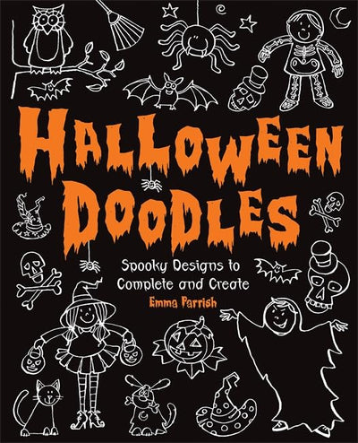Halloween Doodles: Spooky Designs to Complete and Create