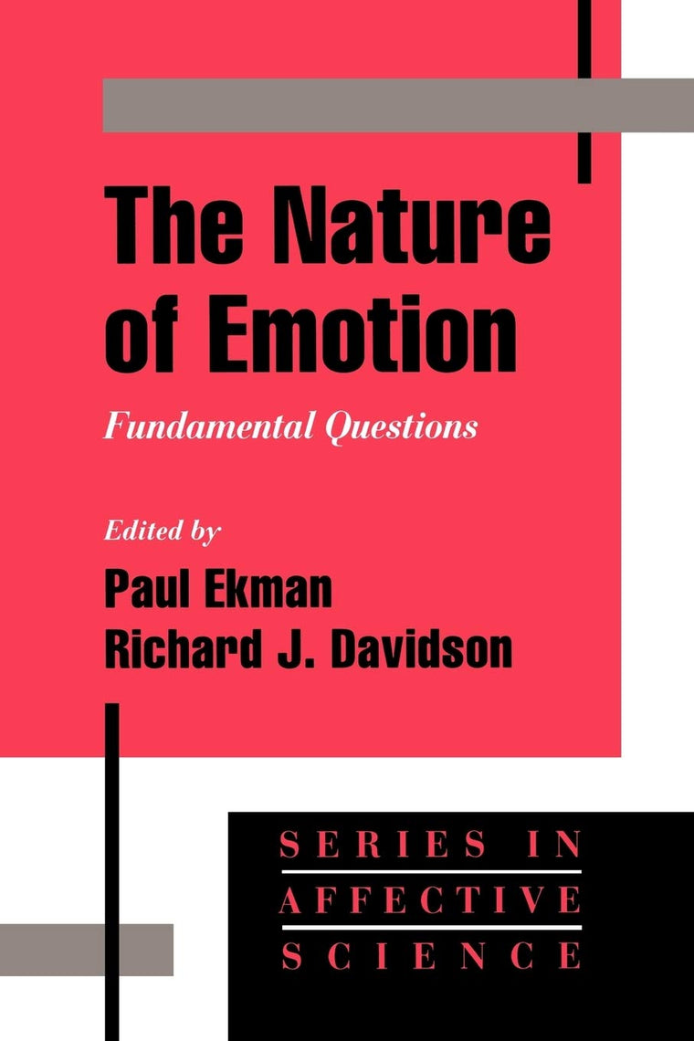 The Nature of Emotion: Fundamental Questions (Series in Affe