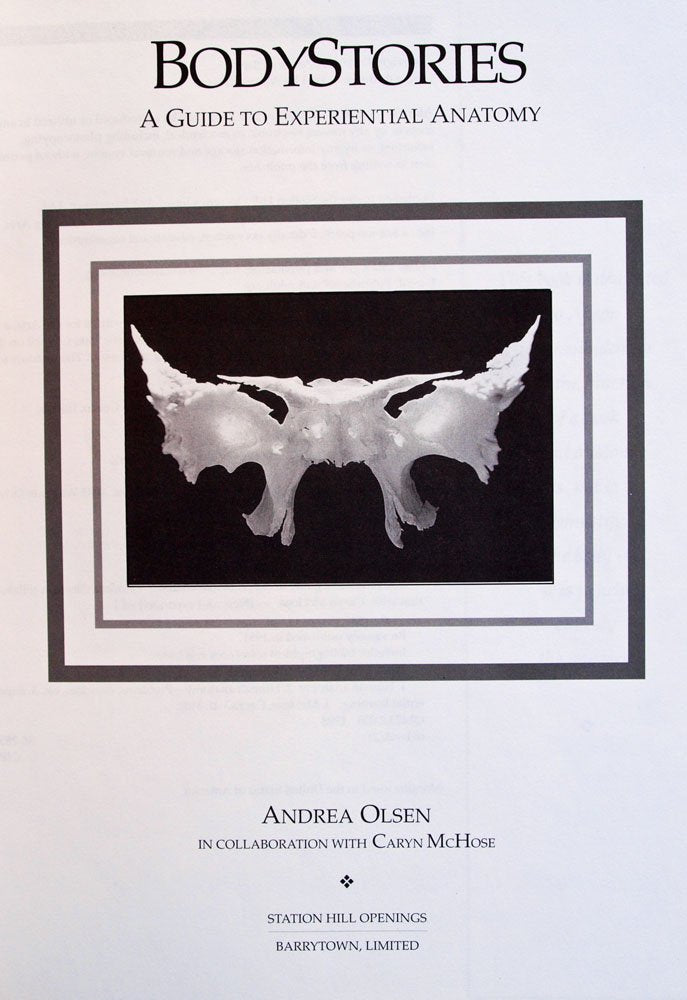 BodyStories: A Guide to Experiential Anatomy