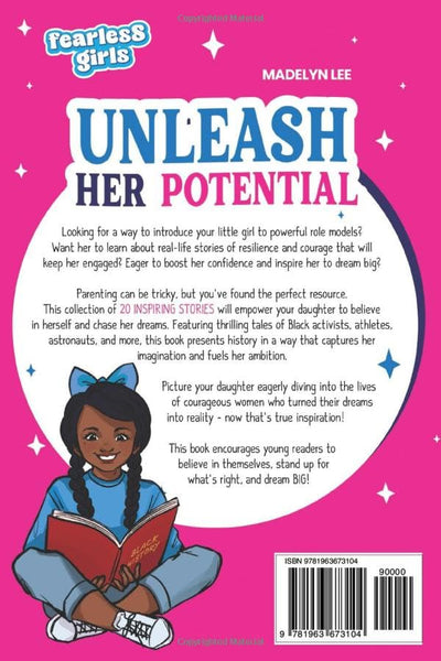 Fearless Girls: 20 Inspiring True Stories for Amazing Black Girls Like Me: Incredible Tales of Courageous Black Women Who Shaped History, Motivating Kids to Reach for the Stars (Positive Kids Books)