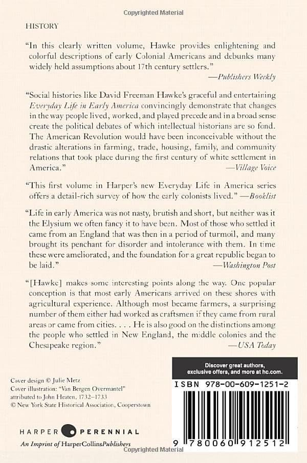 Everyday Life in Early America