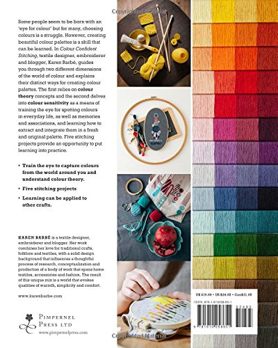 Colour Confident Stitching: How to Create Beautiful Colour Palettes — back cover