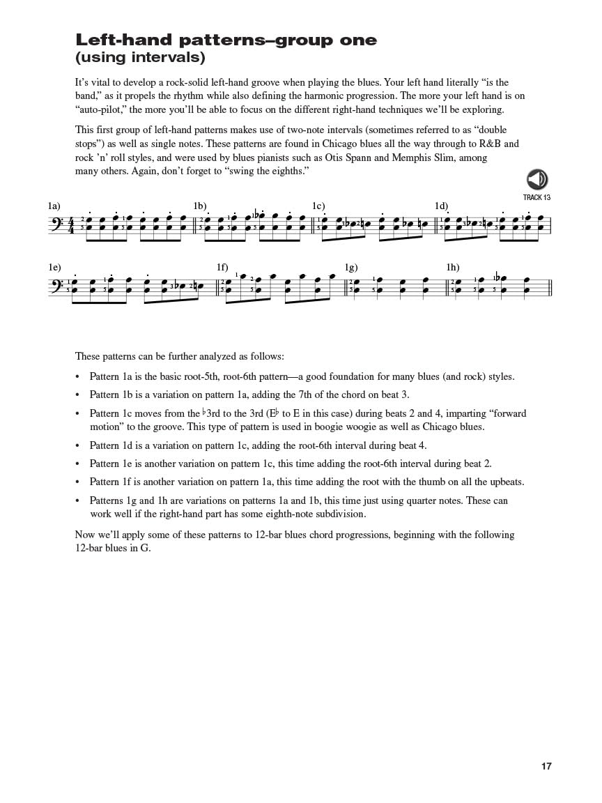Blues Piano Complete Guide with Online Audio  Keyboard Instruction Sheet Music Songbook  Learn Blues Piano Scales, Chords and Soloing Techniques  Hal Leonard Keyboard Style Series