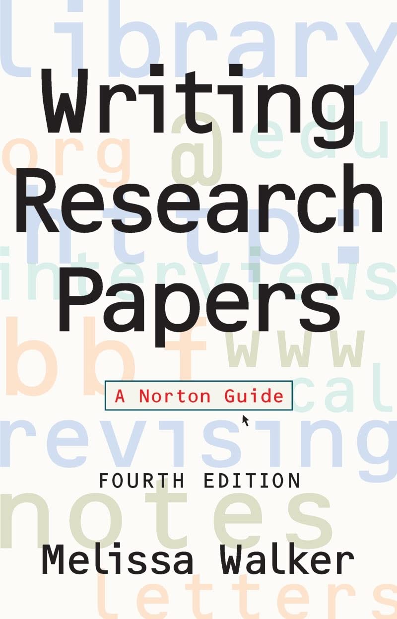 Writing Research Papers: A Norton Guide