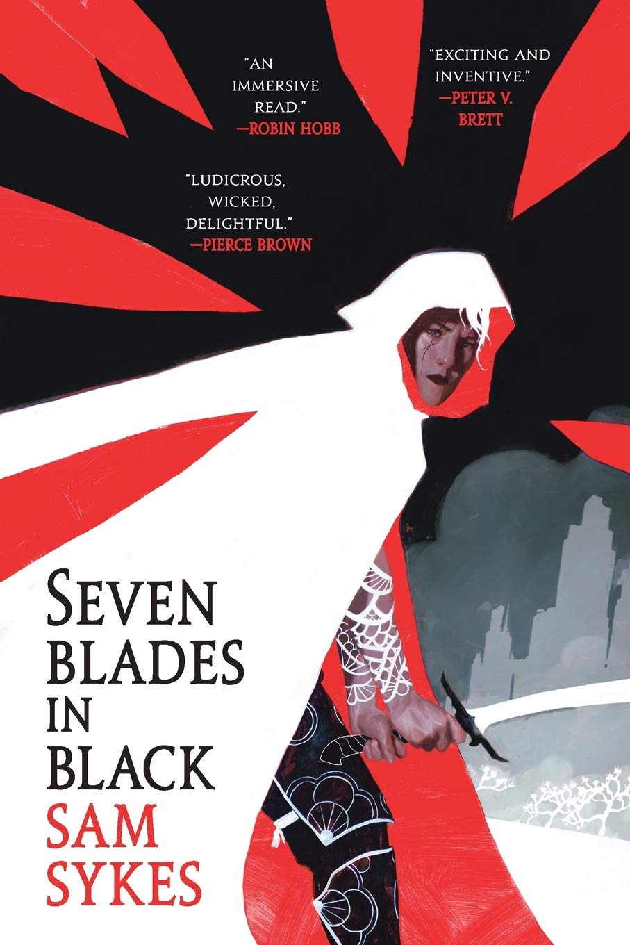 Seven Blades in Black (The Grave of Empires, 1) by Sykes, Sa