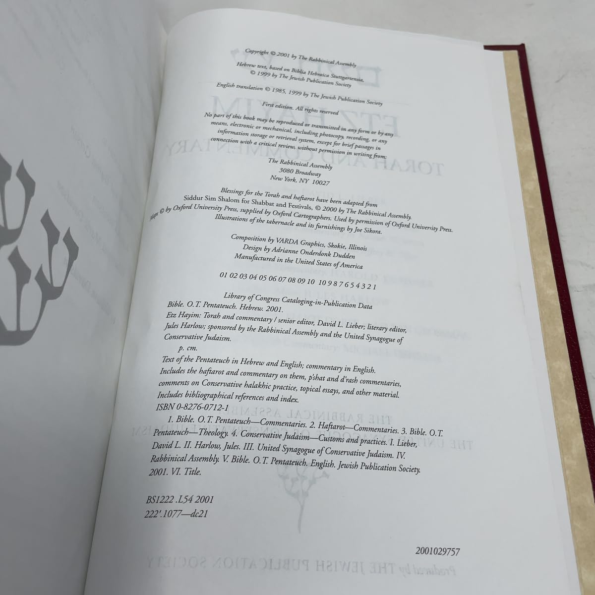 Etz Hayim: Torah and Commentary