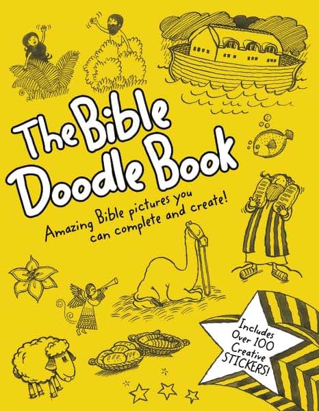 The Bible Doodle Book: Amazing Bible Pictures You Can Complete and Create!