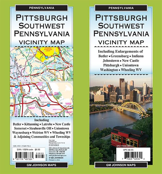 Pittsburgh & South West Pennsylvania Regional Map