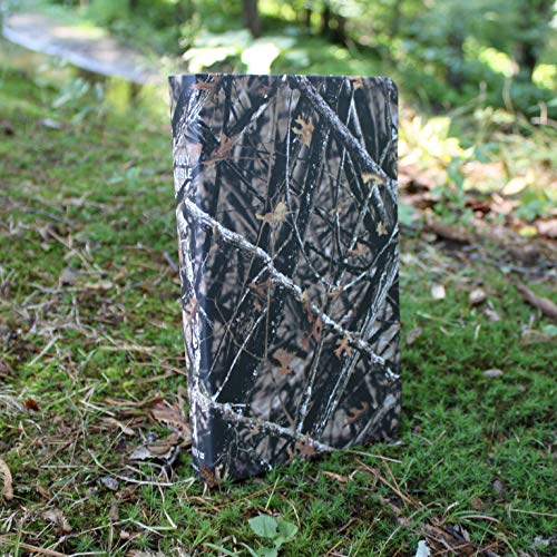 NIV, Outdoorsman Bible, Lost Camo Edition, Leathersoft, Red