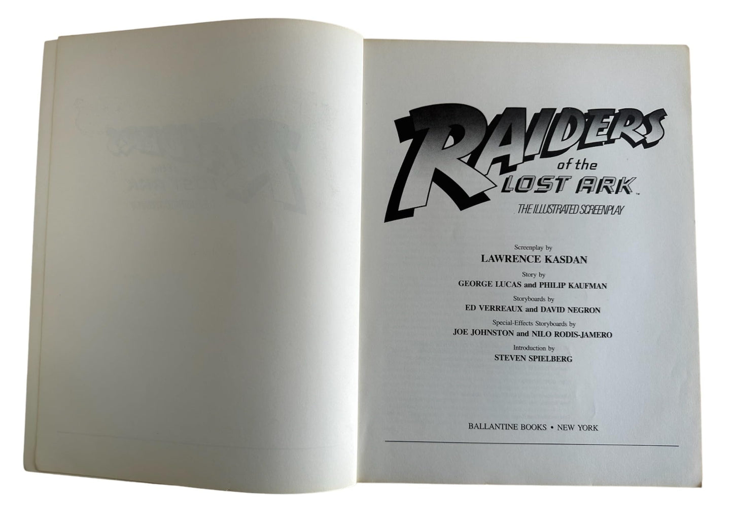 Raiders of the Lost Ark: The Illustrated Screenplay