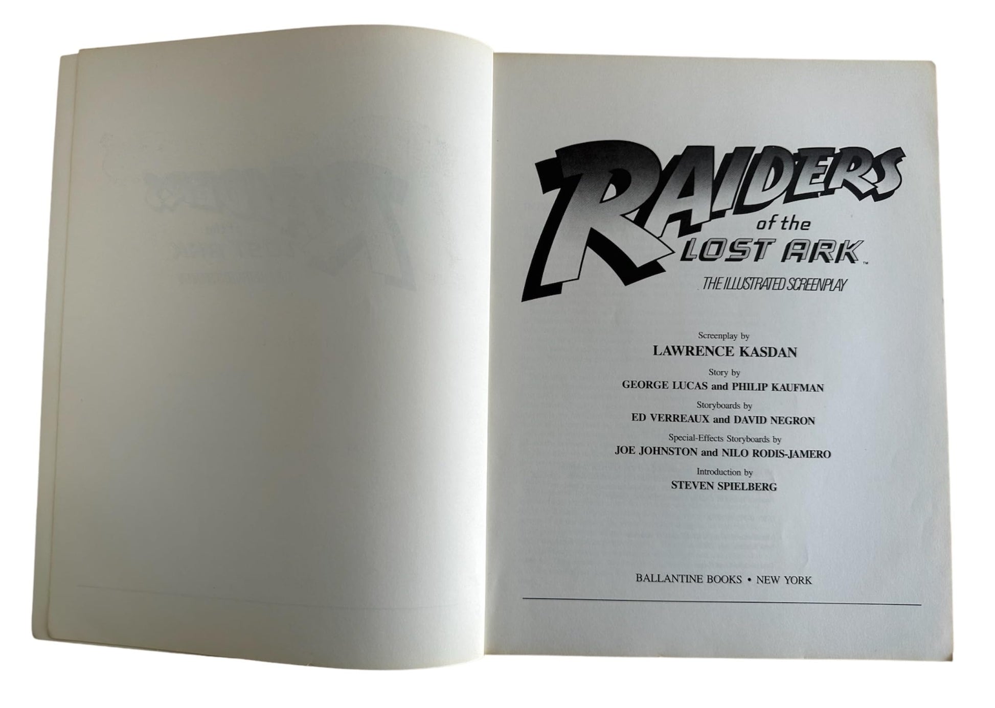 Raiders of the Lost Ark: The Illustrated Screenplay