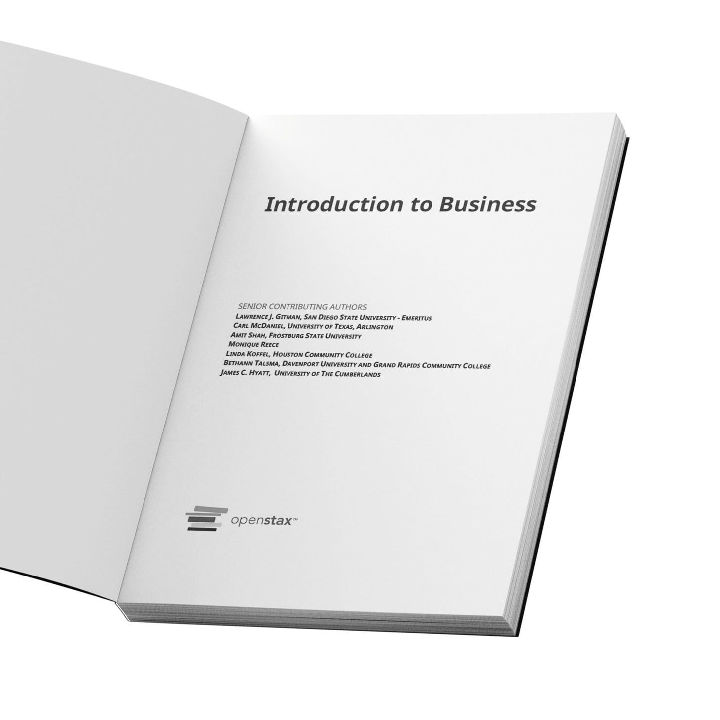 Introduction to Business by OpenStax (paperback version, B&W)