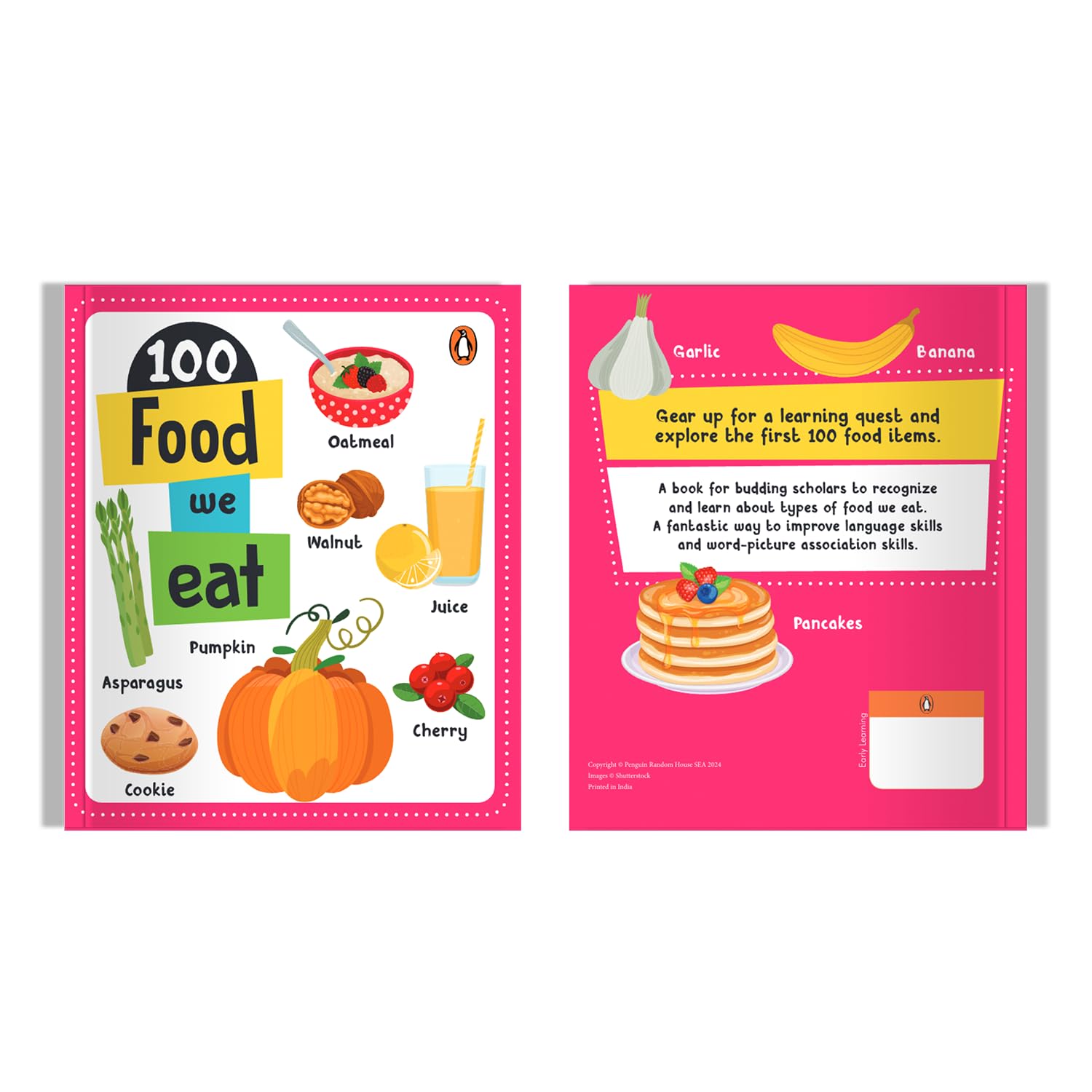 100 Food We Eat: Board Book of First 100 Important Food Items for PreSchool Kids, Toddlers [Penguin Early Learning Series]