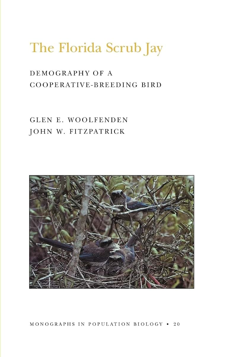The Florida Scrub Jay: Demography of a Cooperative-Breeding Bird. (MPB-20) (Monographs in Population Biology, 20)