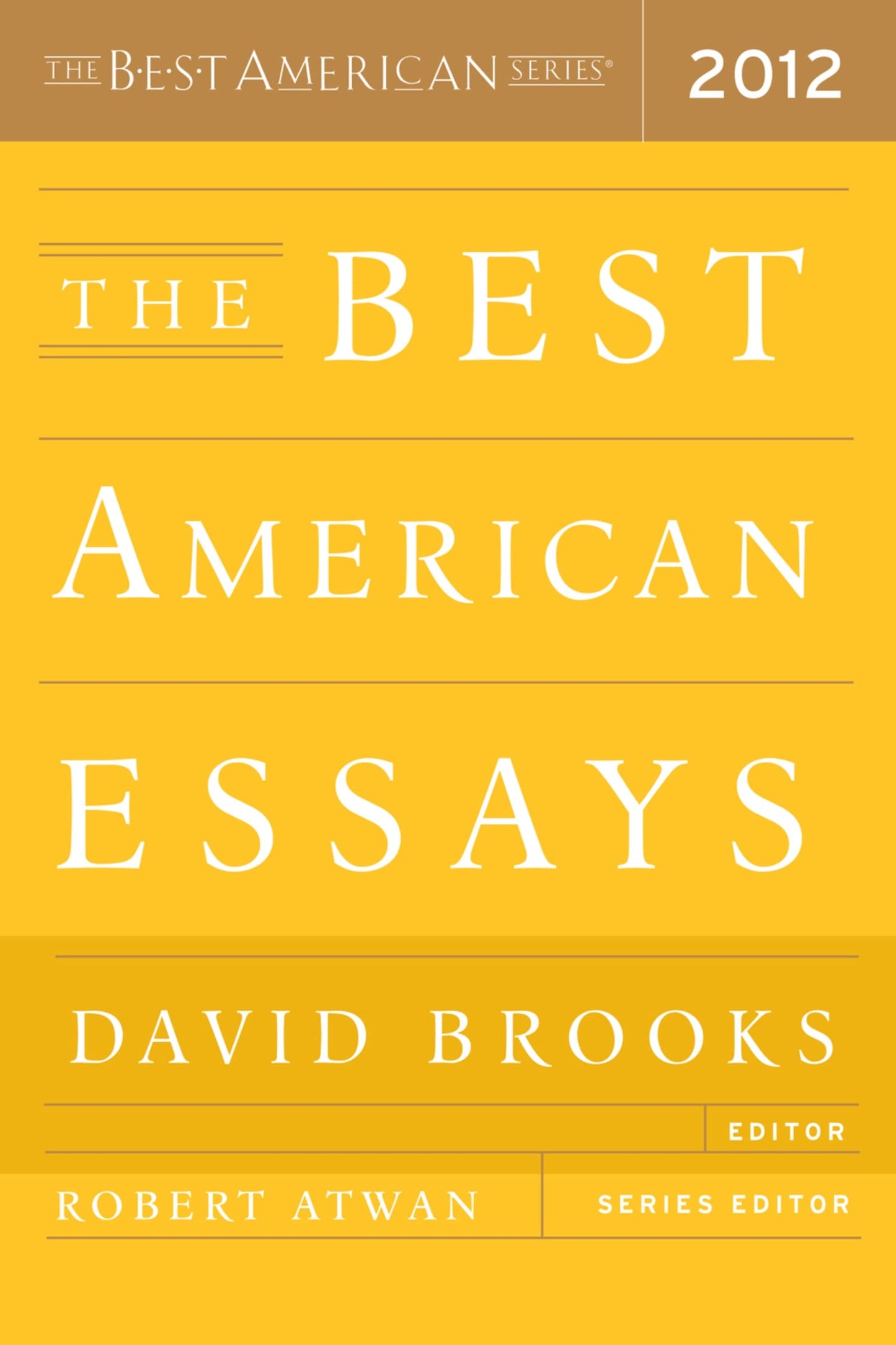 The Best American Essays 2012