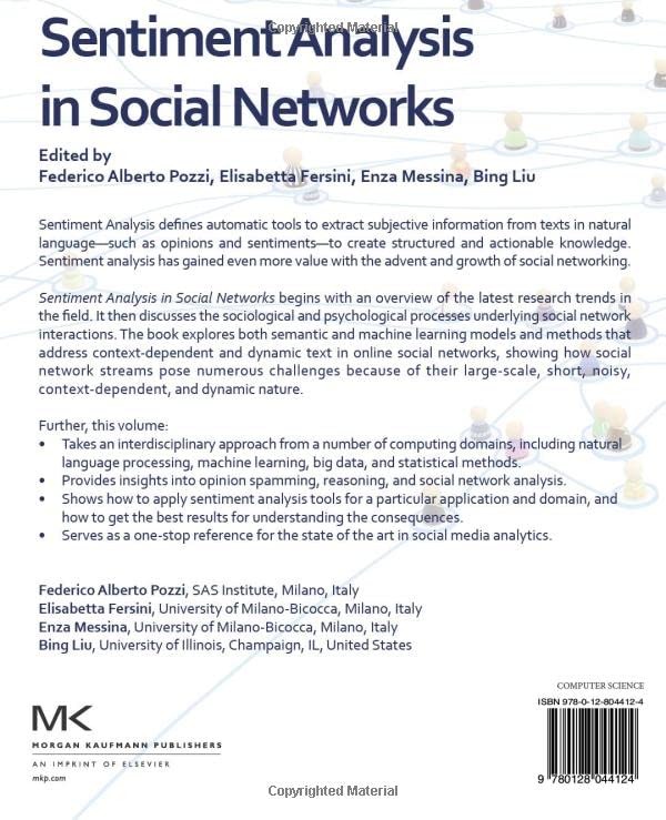 Sentiment Analysis in Social Networks