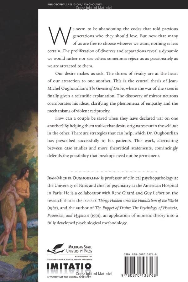 The Genesis of Desire (Studies in Violence, Mimesis, and Culture)