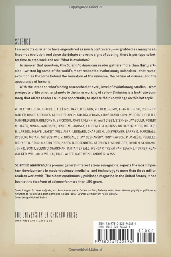 Evolution: A Scientific American Reader (Scientific American Readers)