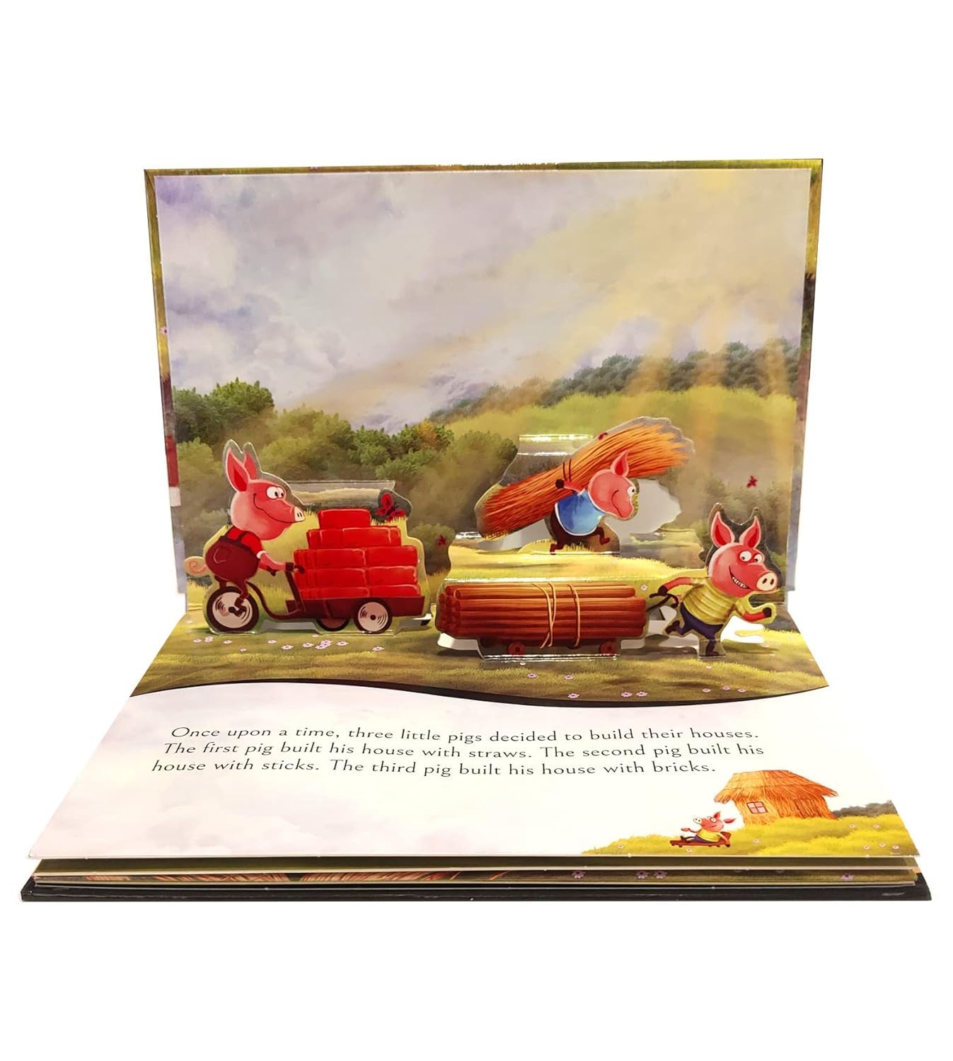 My First Pop-Up Fairy Tales - Three Little Pigs : Pop up Books for children