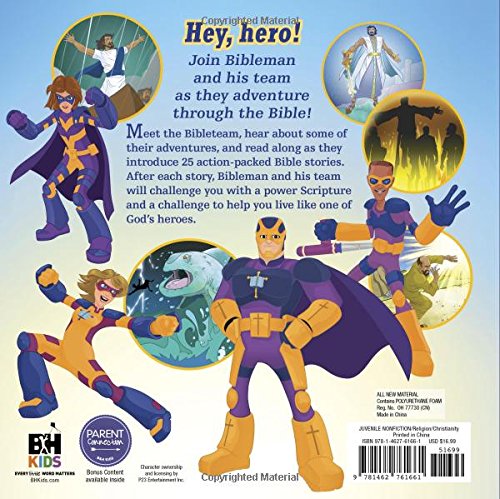 Bibleman Bible Storybook (padded): 25 Bible Stories for Heroes