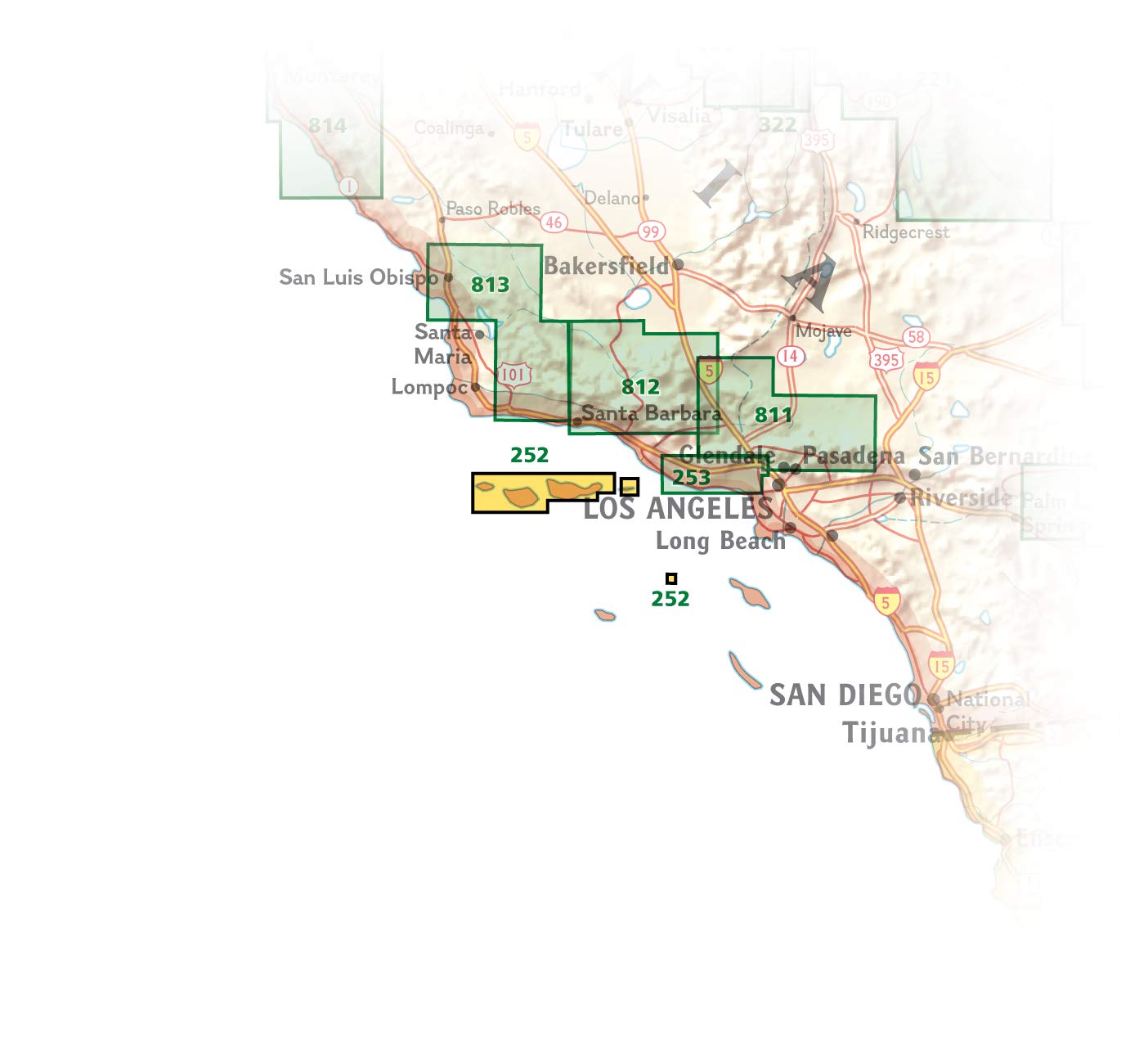 Channel Islands National Park Map (National Geographic Trails Illustrated Map, 252)