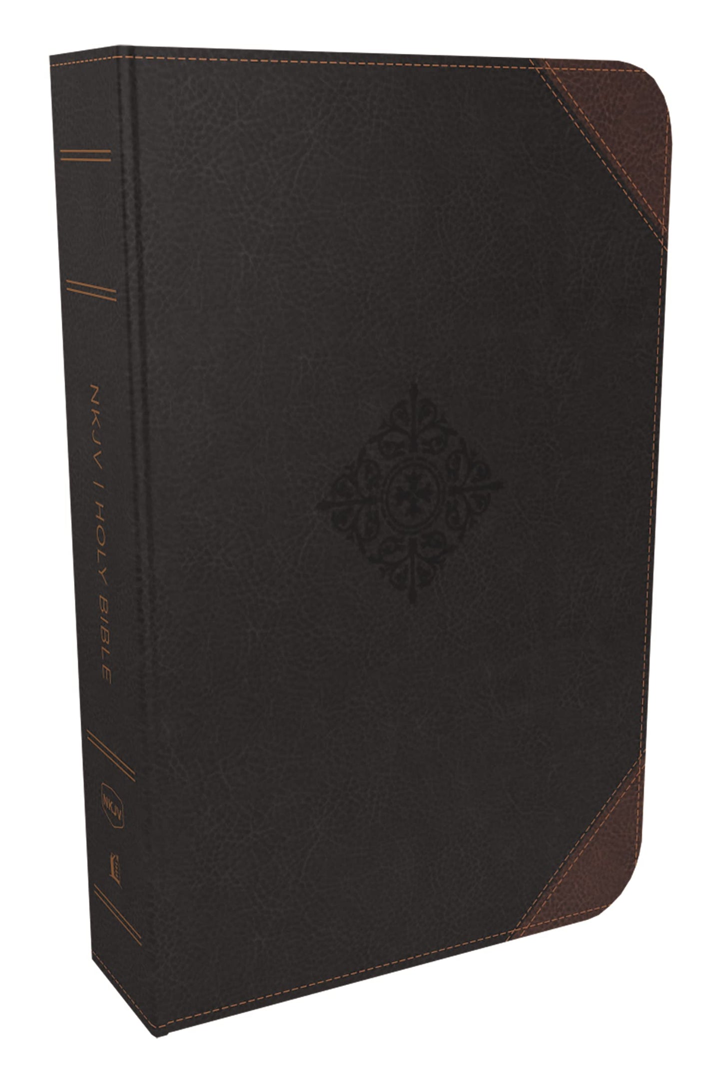 NKJV Deluxe Reader's Bible Leathersoft Black Comfort Print