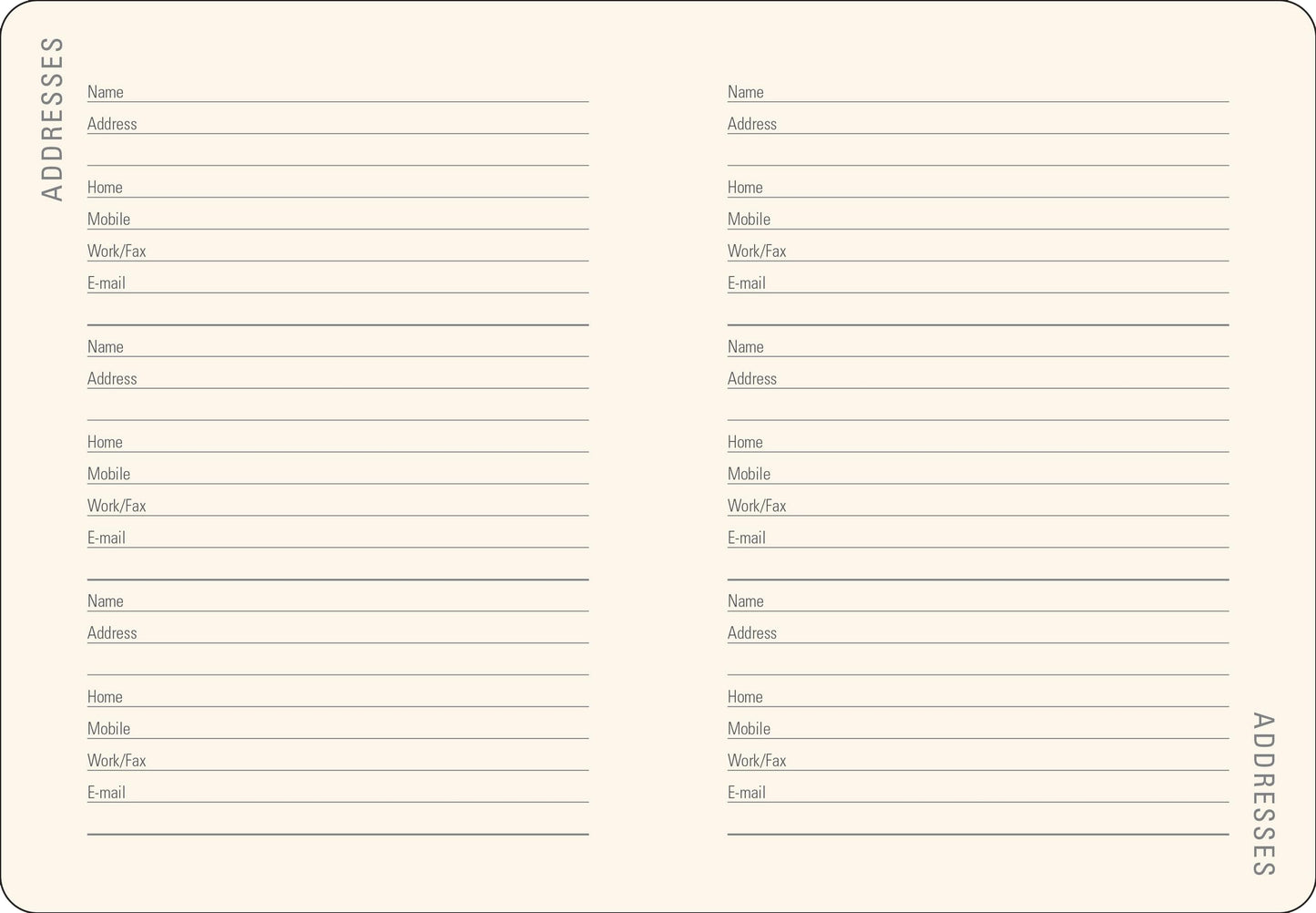 2022 Wildflower Meadow Weekly Planner (16-Month Engagement Calendar) (English and Italian Edition)