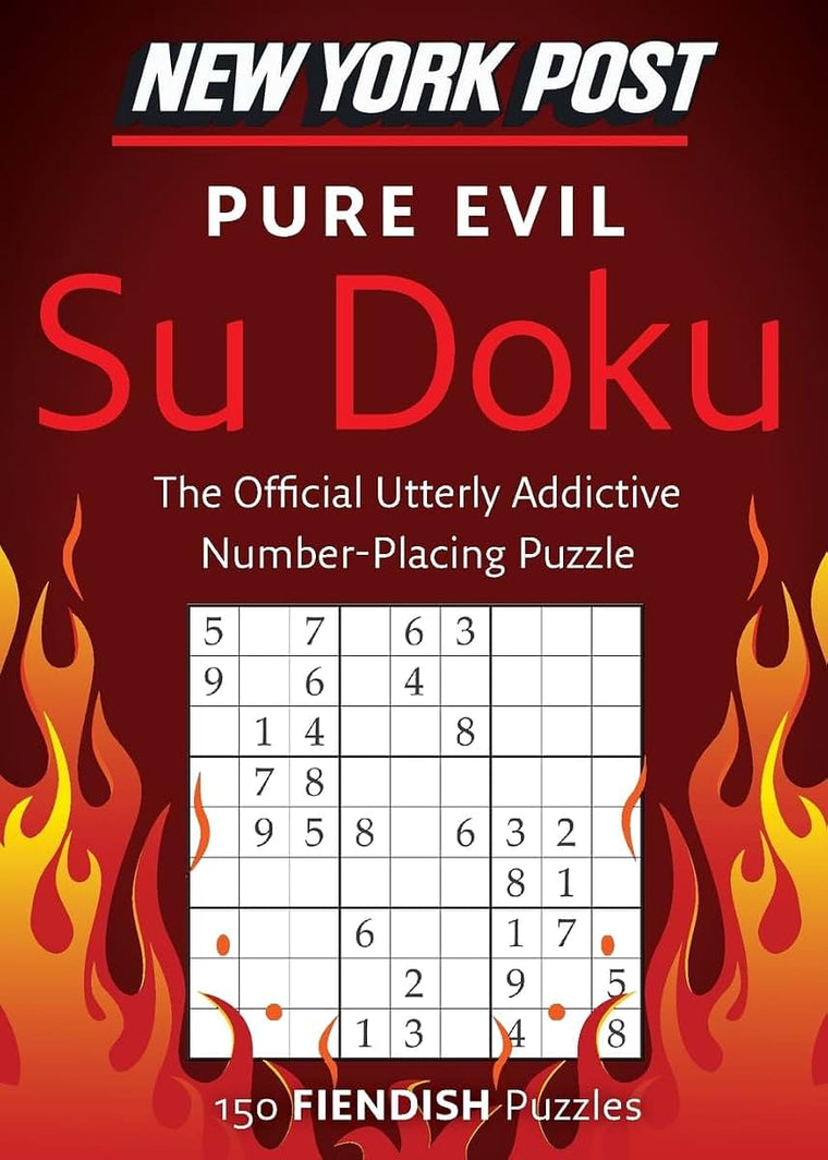 New York Post Pure Evil Su Doku: 150 Fiendish Puzzles