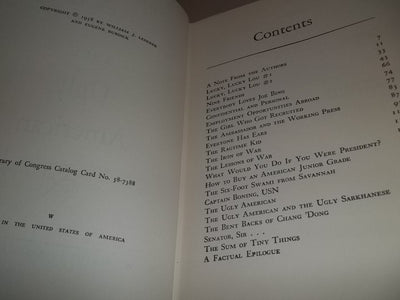 The Ugly American by Eugene Burdick (New)