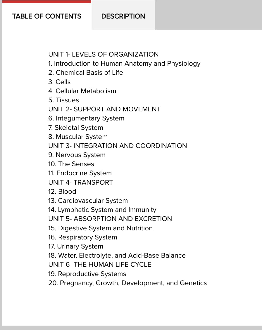 Hole's Essentials of Human Anatomy & Physiology ISE