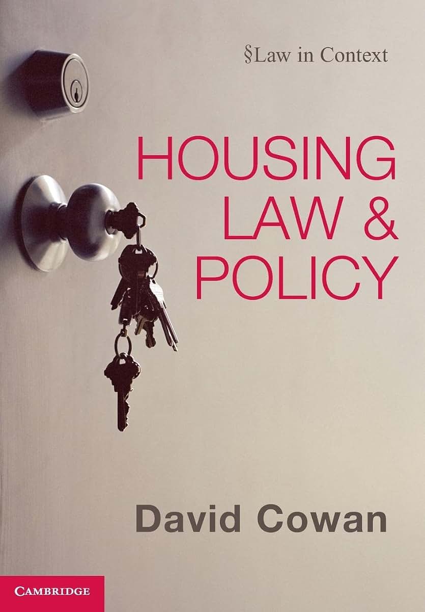 Housing Law and Policy (Law in Context)