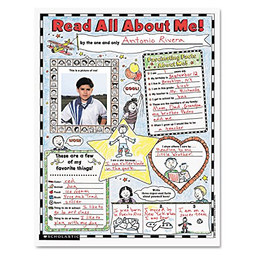 Instant Personal Poster Sets: Read All About Me: 30 Big Write-and-Read Learning Posters Ready for Kids to Personalize and Display With Pride!